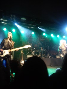 Jalle Verne, Hessu Maxx and Olli Herman (Pepe was over the other side of the stage)