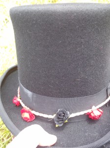 My top hat, minus the silk scarf.